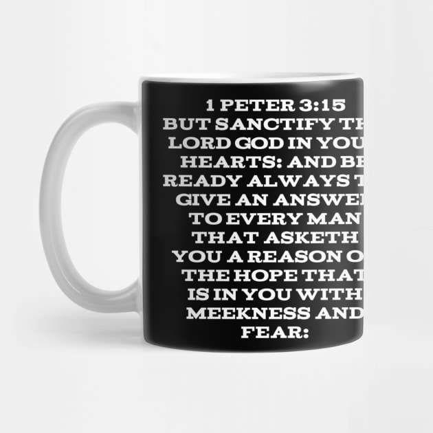 1 Peter 3:15 Bible Verse Text King James Version by Holy Bible Verses